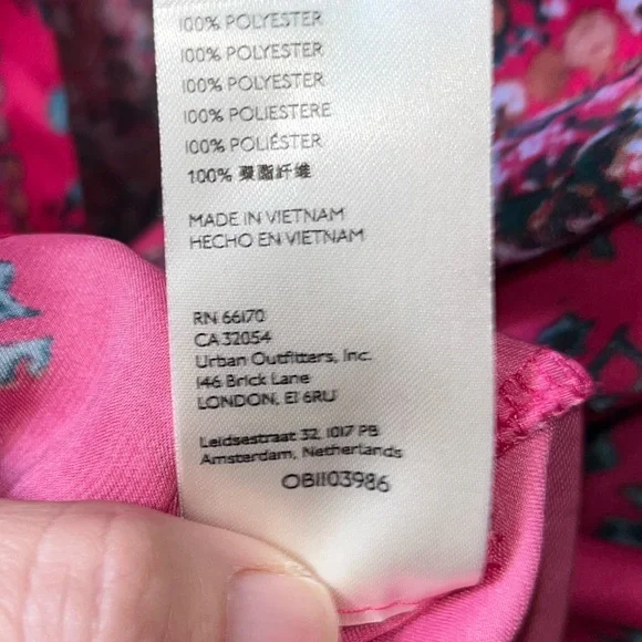 Free People Run Free Blouse in Pink Combo, NWOT - Picture 7 of 7